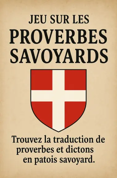 Proverbes Savoyards